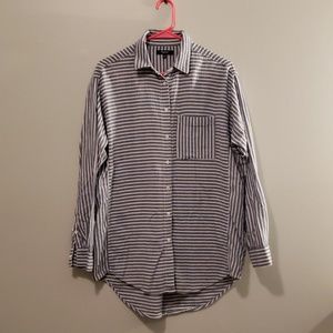 Madewell Striped Button Up Shirt